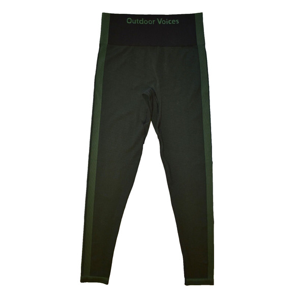A4 NEW OUTDOOR VOICES Hunter Green High Rise Legging Size S - Picture 2 of 5